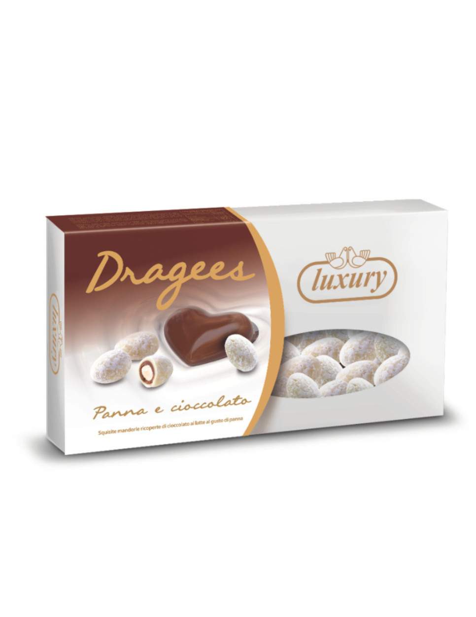 CONFETTI PANNA E CIOCCOLATO SPOLVERATO 500GR. PCSP050