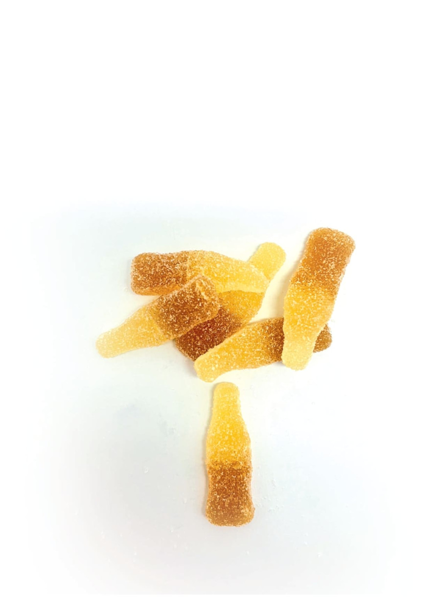 CARAMELLE A FORMA DI BOTTIGLIA COLA ACIDULE 1KG CAR485