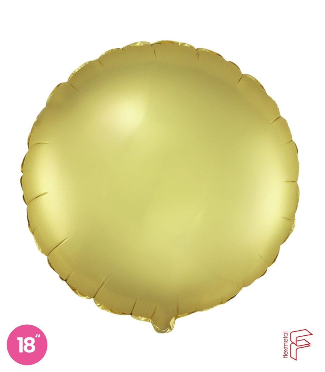 PALLONE FOIL 18" TONDO CHAMPAGNE B401500SPGFX