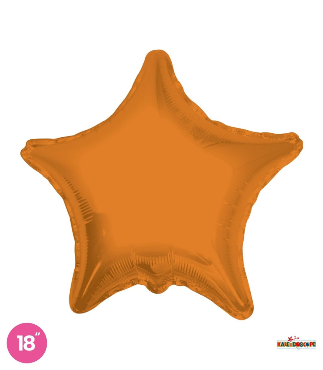 PALLONE FOIL 18" STELLA ARANCIO 17865-18