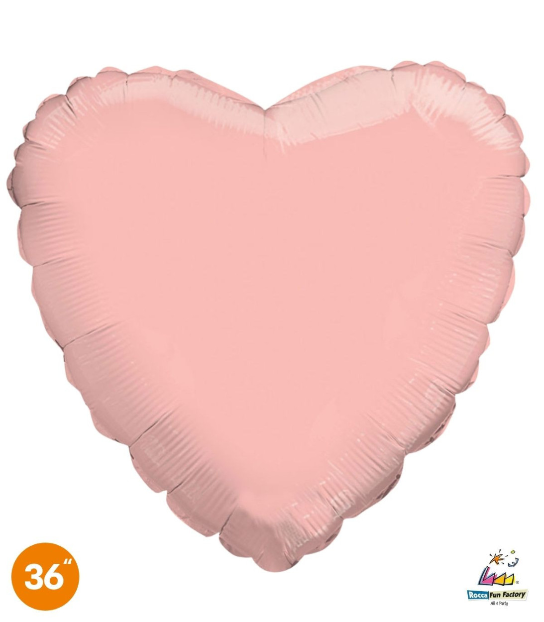 PALLONE FOIL SUPER SHAPE 36" CUORE ROSA GOLD 6580806-01