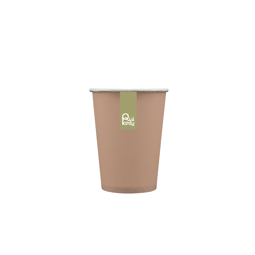 BICCHIERE IN CARTA CC250 PZ15 TERRACOTTA 35002