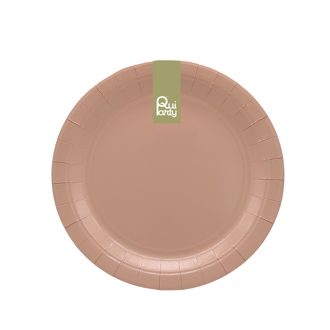 PIATTO IN CARTA CM18 PZ15 TERRACOTTA 35001