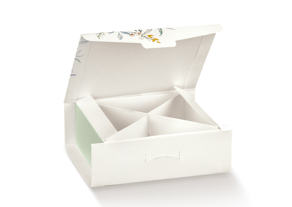 10 GIFT CON INSERTO 80X80X30 BOTANIC CON ORO A CALDO 112891C