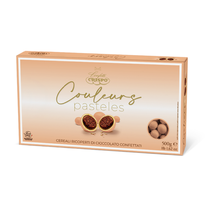 CONFETTI CRISPO COULEURS PASTELES PESCA 500GR 0460631