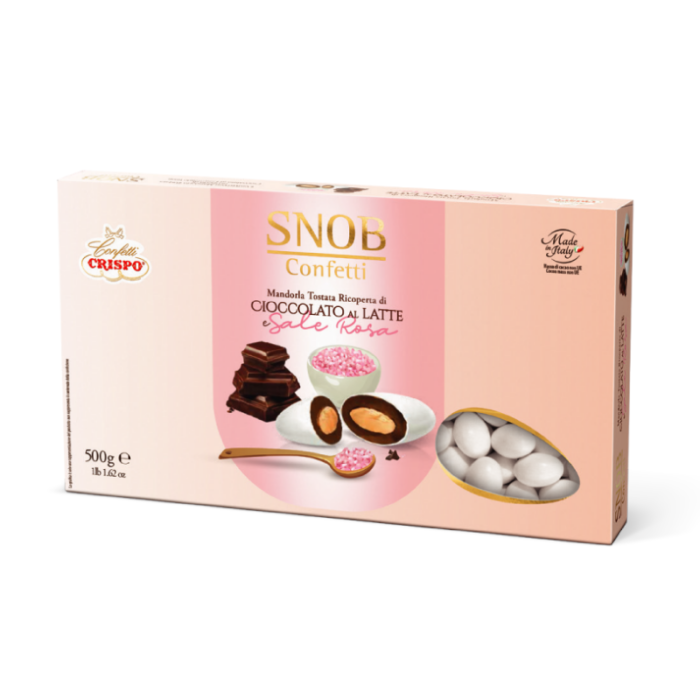 CONFETTI CRISPO SNOB LATTE E SALE ROSA 500GR 0137160
