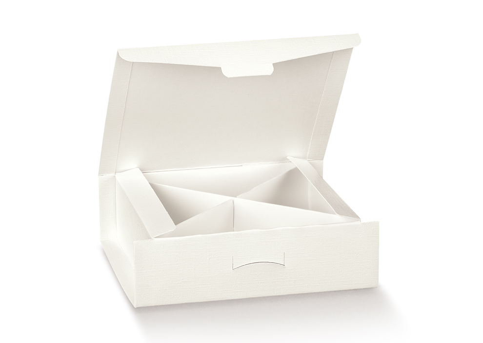 10 GIFT CON INSERTO 80X80X30 FIBRA BIANCA 119451C