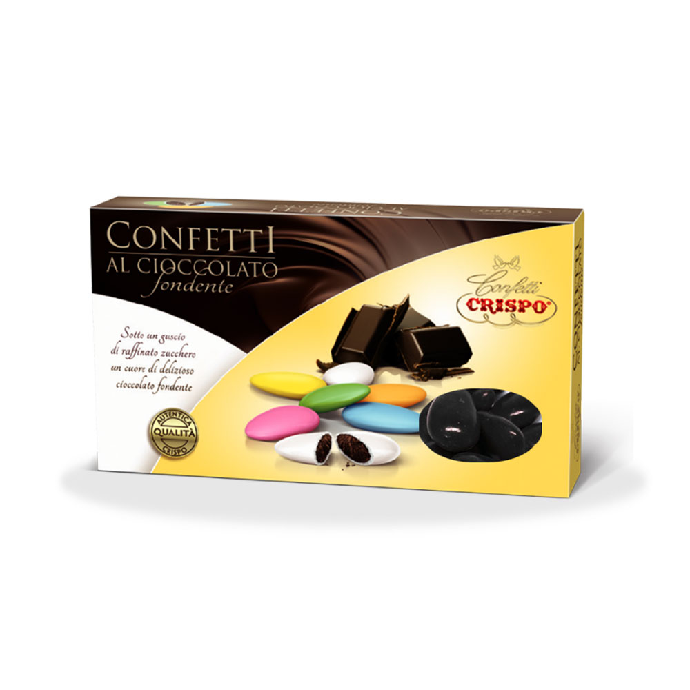 CONFETTI CRISPO CIOCCOLATO FONDENTE NERI 1KG 0240117