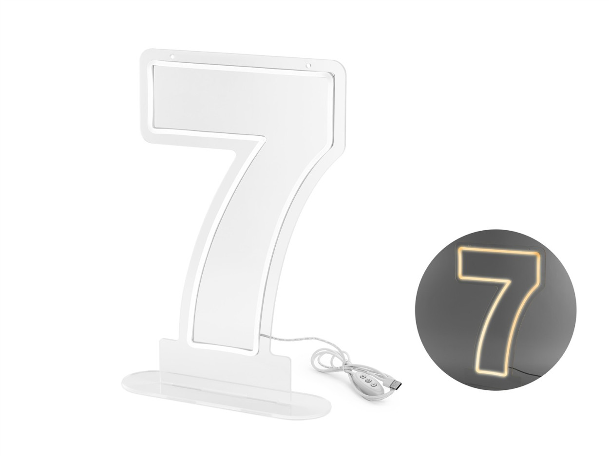 NEON LED NUMERO 7 CM50 NEON3-7