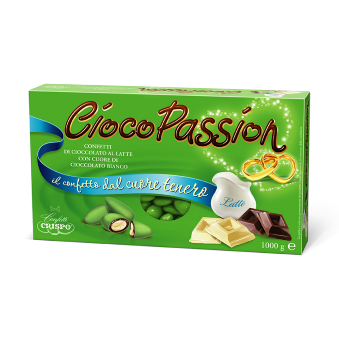 CONFETTI CRISPO CIOCO PASSION VERDE 1KG 0138083