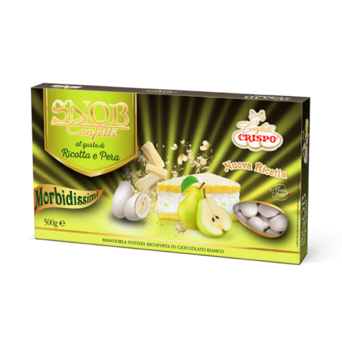 CONFETTI CRISPO SNOB RICOTTA E PERA 500GR 0137539