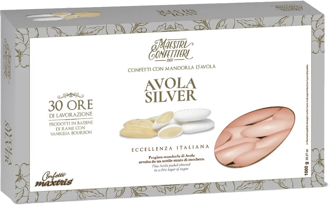 CONFETTI AVOSILR AVOLA SILVER ROSA KG.1