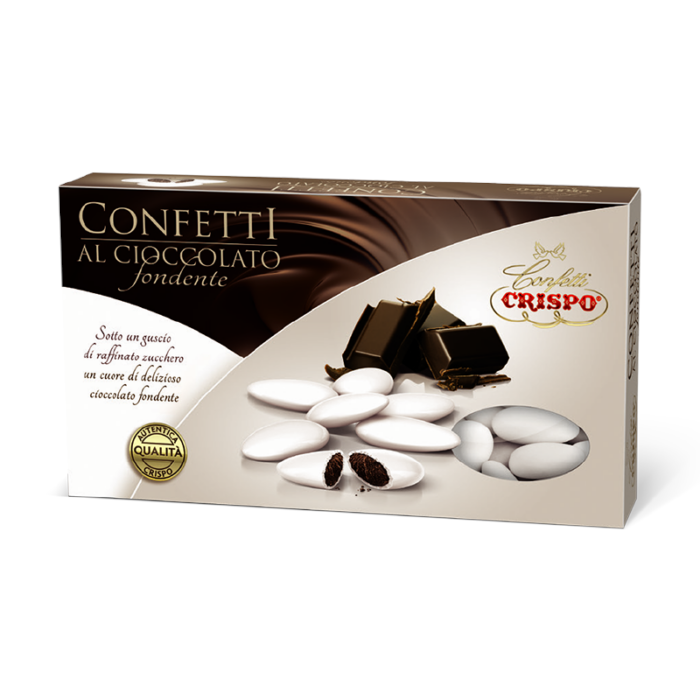 CONFETTI CRISPO CIOCCOLATO FONDENTE BIANCO 1KG 0240011