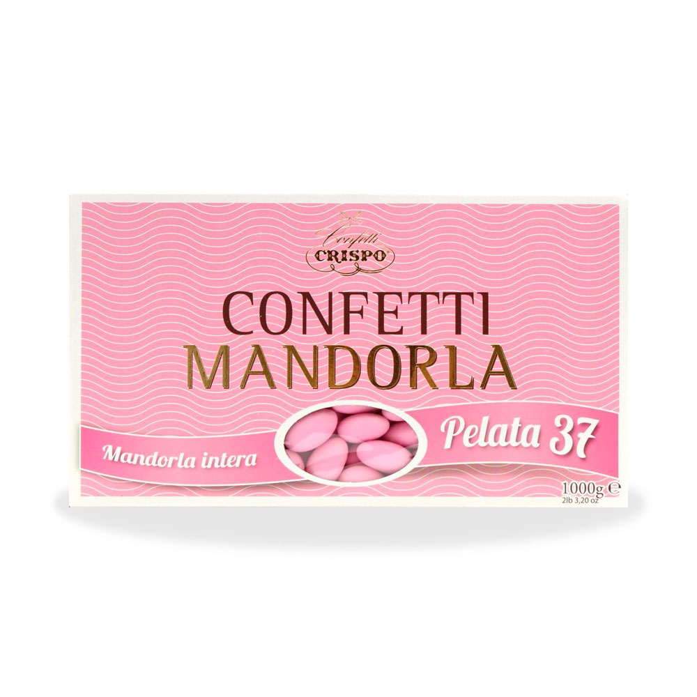 CONFETTI CRISPO MANDORLA PELATA 37 ROSA 1KG 0117021