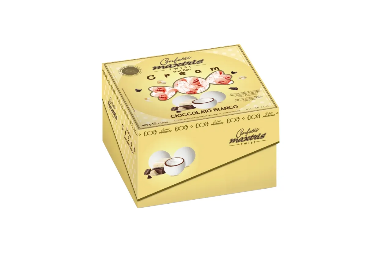 CONFETTI MAXTRIS BON BON CREMA BIANCA TWCADBBCB