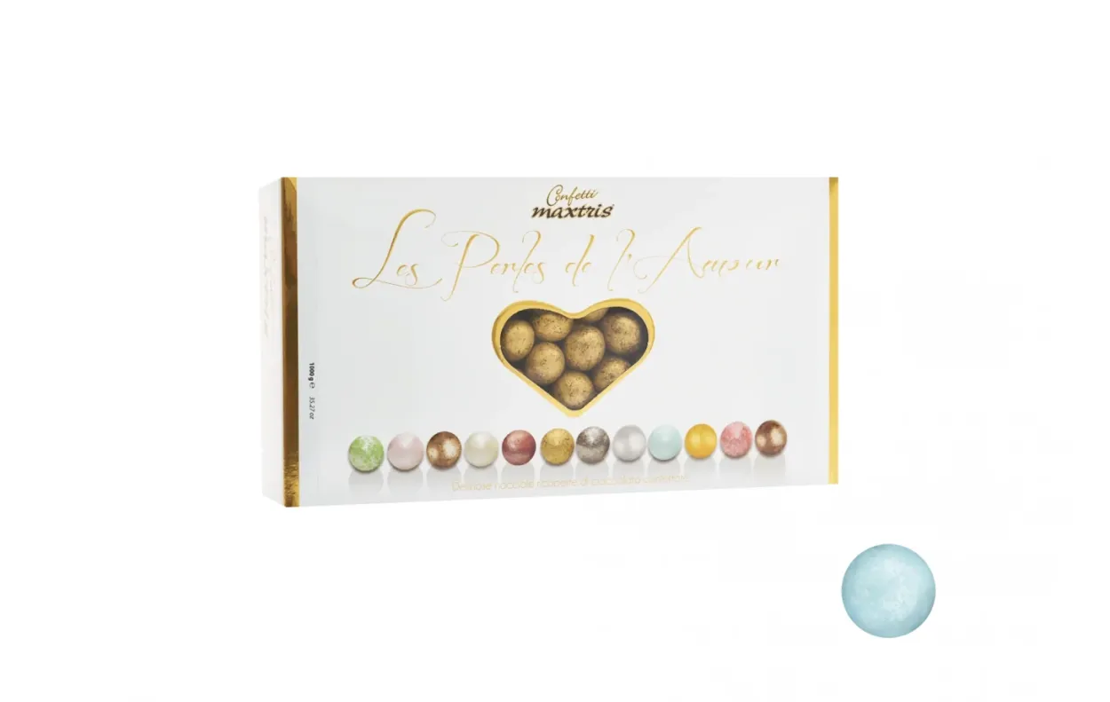 CONFETTI MAXTRIS PERLES ETE BLUE 1 KG LESC