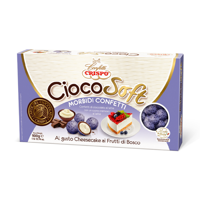 CONFETTI CRISPO CIOCO SOFT CHEESECAKE AI FRUTTI DI BOSCO 900 GR 0138293