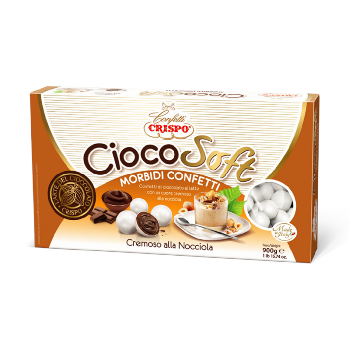 CONFETTI CRISPO CIOCO SOFT NOCCIOLA 900 GR 0138235