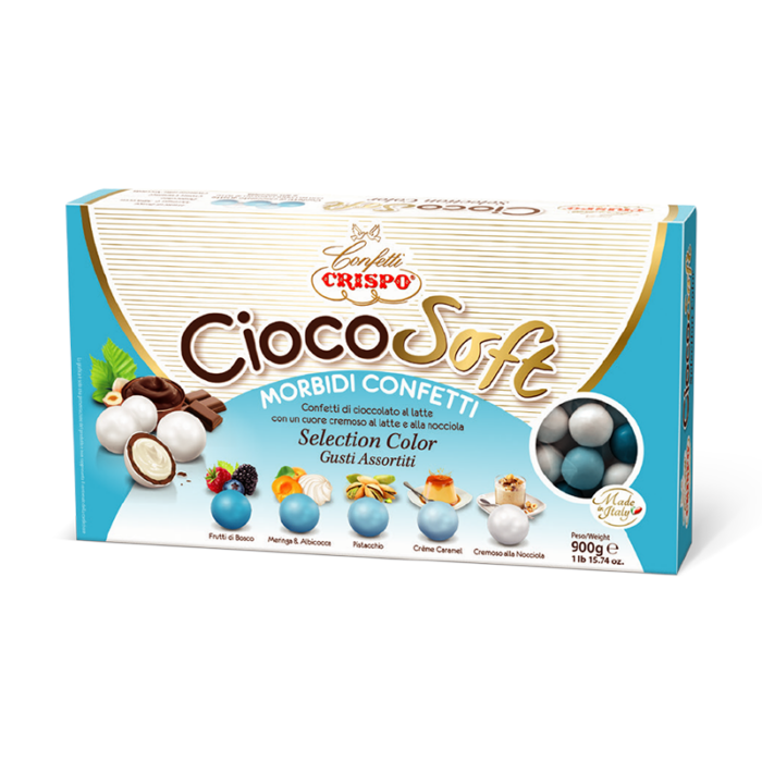 CONFETTI CRISPO CIOCO SOFT SELECTION CELESTE 900 GR 0138231
