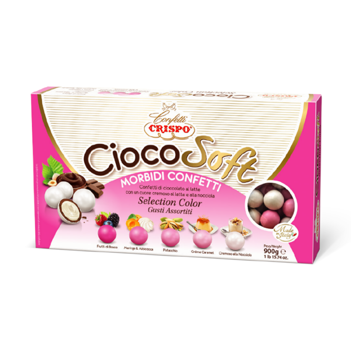 CONFETTI CRISPO CIOCO SOFT SELECTION ROSA 900 GR 0138230