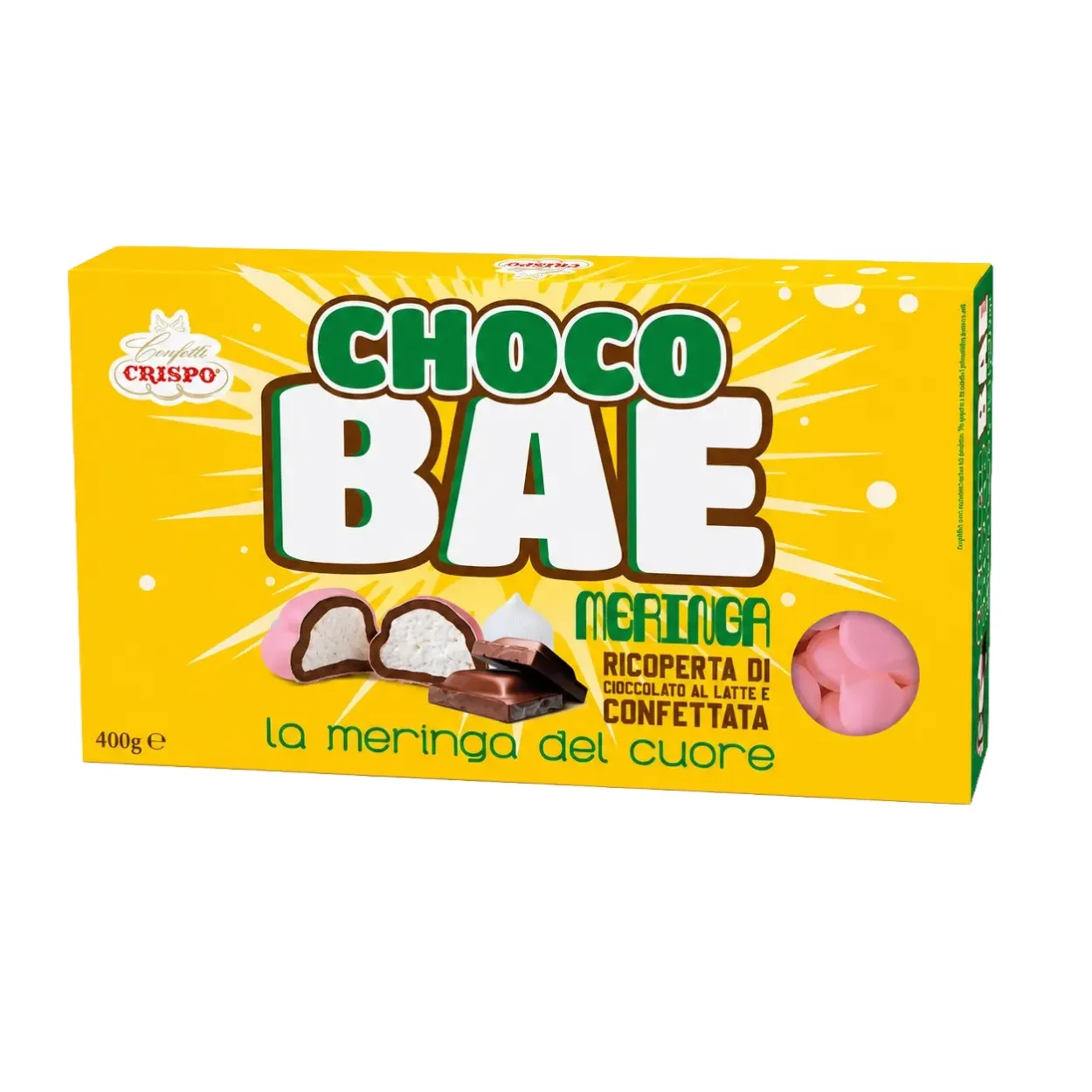 CONFETTI CRISPO MERINGA CHOCO BAE ROSA 400 GR 010137264