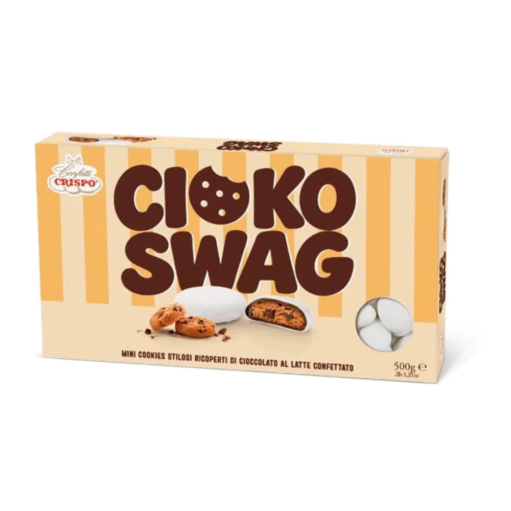 CONFETTI CRISPO MINICOOKIES CIOKO SWAG BIANCO 500 GR 010137271