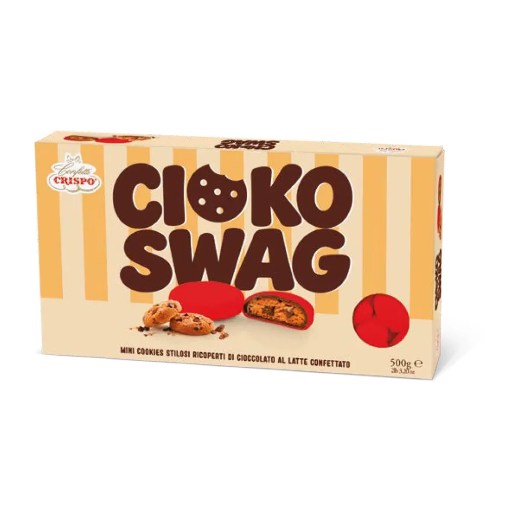 CONFETTI CRISPO MINICOOKIES CIOKO SWAG ROSSO 500 GR 010137274