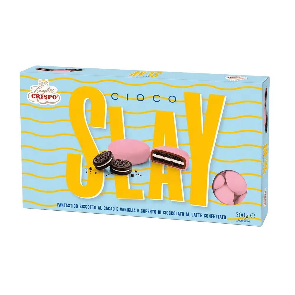 CONFETTI CRISPO BISCOTTO SLAY ROSA 500 GR 010137268