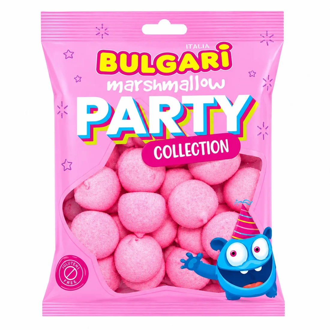 MARSHMALLOW BULGARI PALLE DA GOLF ROSA 300GR 30PZ 2921