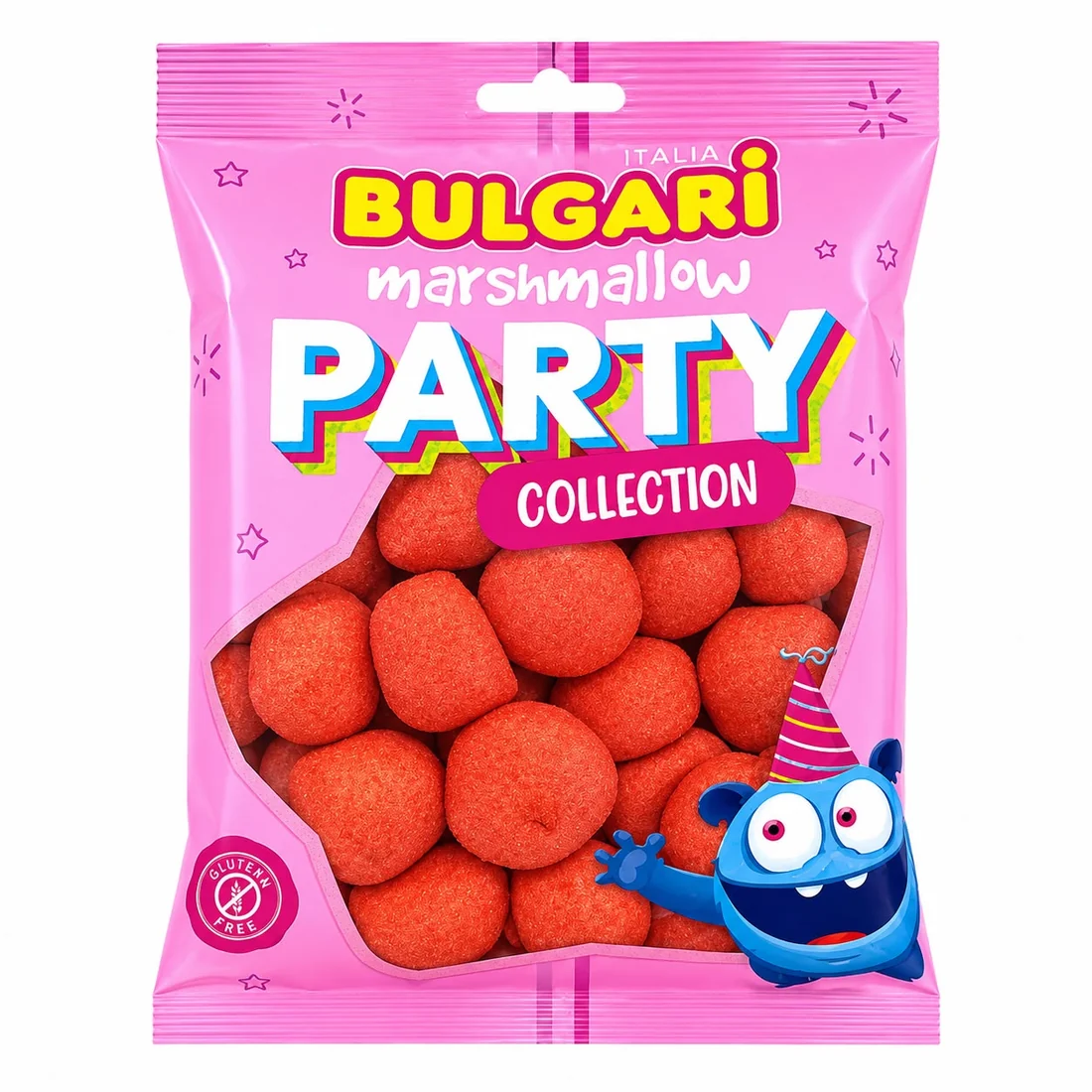 MARSHMALLOW BULGARI PALLE DA GOLF ROSSE 300GR 30PZ 2922