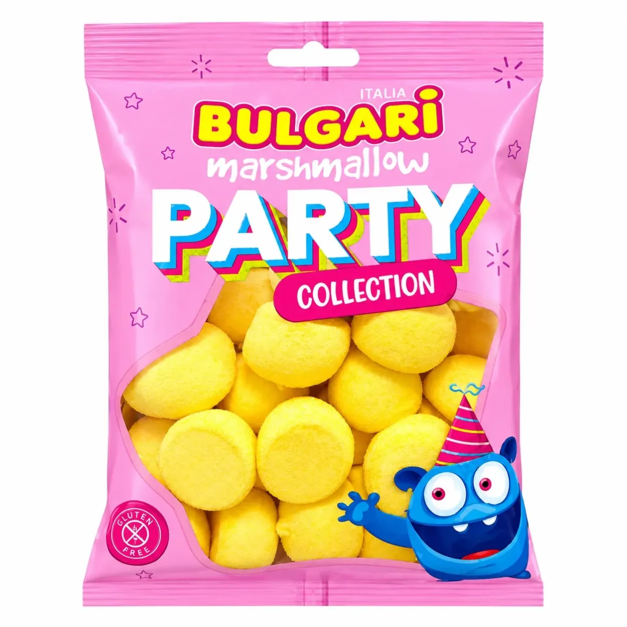 MARSHMALLOW BULGARI PALLE DA GOLF GIALLE 300GR 30PZ 2924
