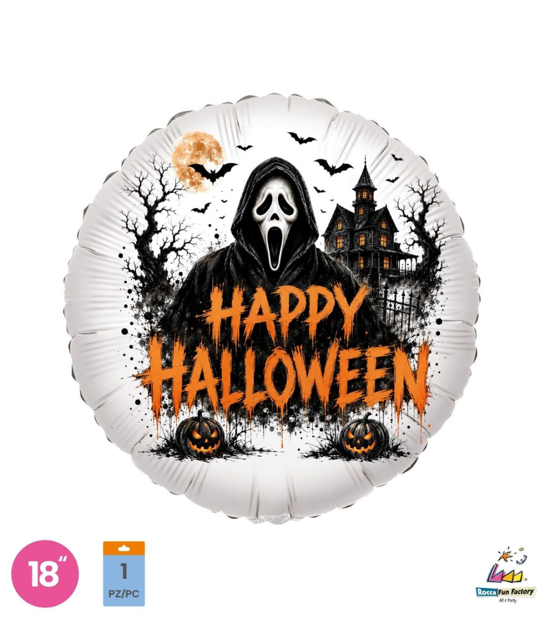 FOIL 18 HALLOWEEN GHOSTFACE PAL2287-18