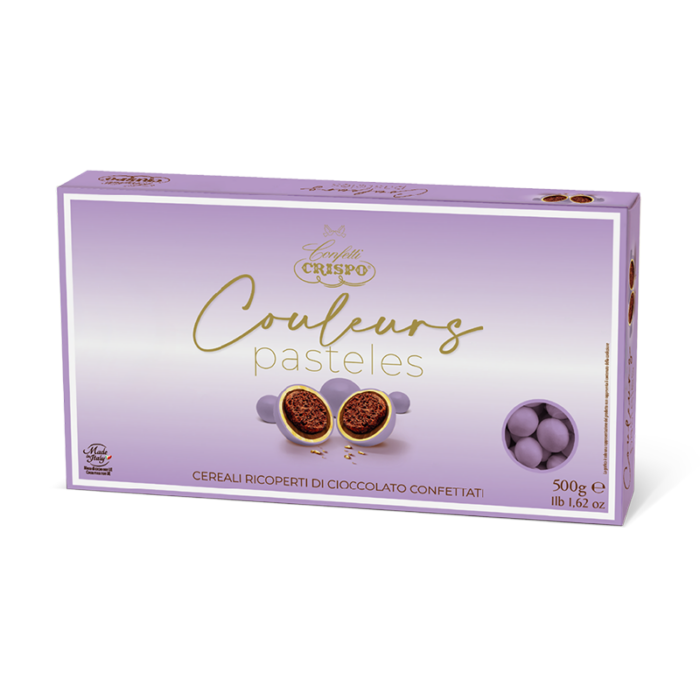 CONFETTI CRISPO COULEURS PASTELES LILLA 500GR 010460628