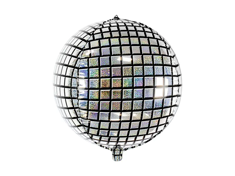 PALLONE FOIL 18" DISCO BALL ARGENTO DISCOTECA FB36-KARTON