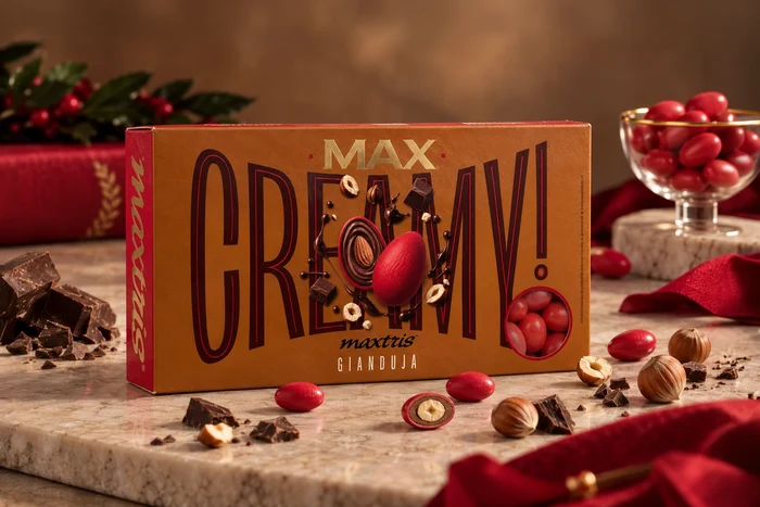 CONFETTI MAXTRIS CREAMY GIANDUJA ROSSA MCREAGIARS