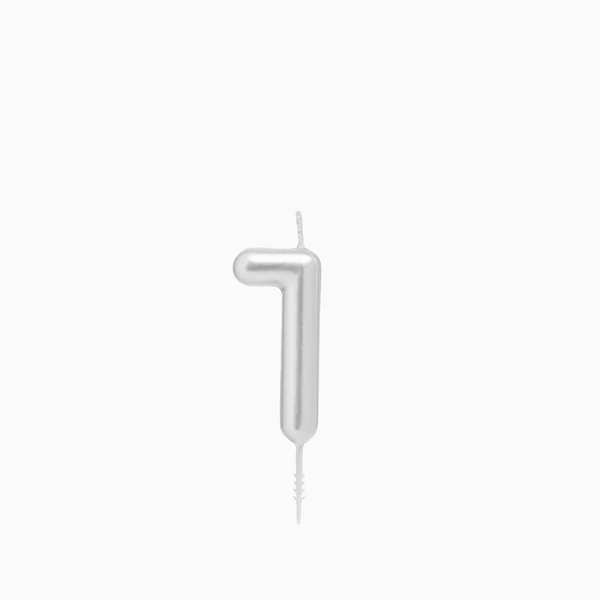 CANDELA ARGENTO N1 6CM 1211347