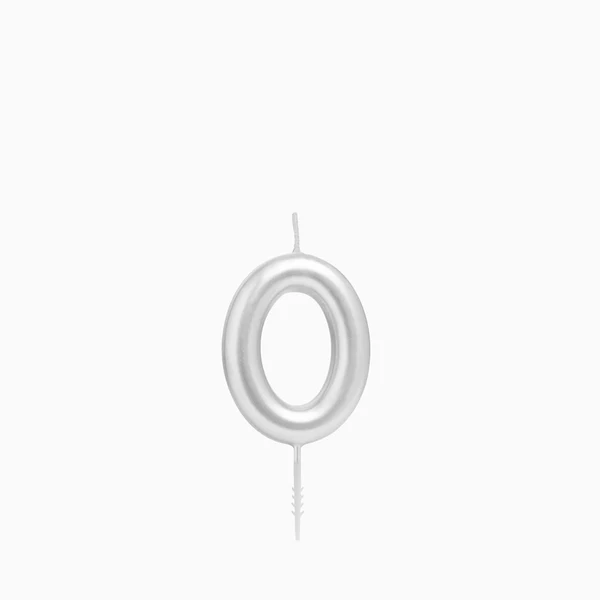 CANDELA ARGENTO N0 6CM 1211346