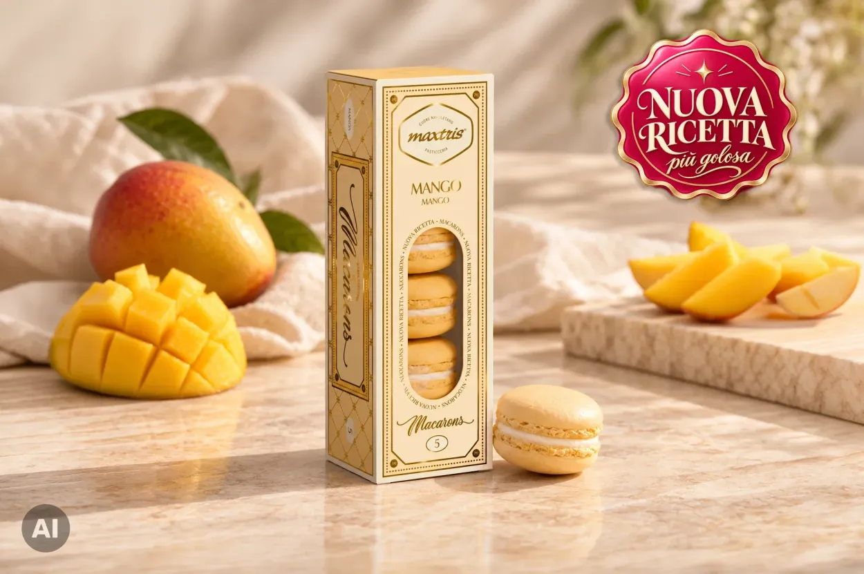 5 MACARONS MANGO GIALLO SCURO MAXTRIS MACMAN