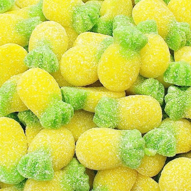 CARAMELLE DAMEL ANANAS SUPER SOUR 1KG D62580