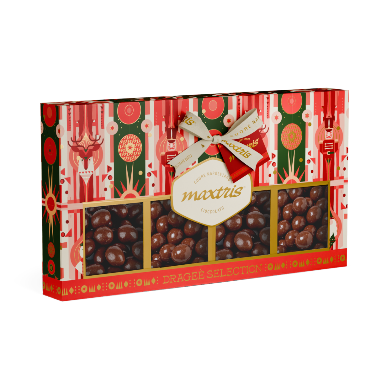CONFEZIONE REGALO MAXTRIS CHRISTMAS VANITY CHOCOLATE MIX 800GR NAPRAVAN8