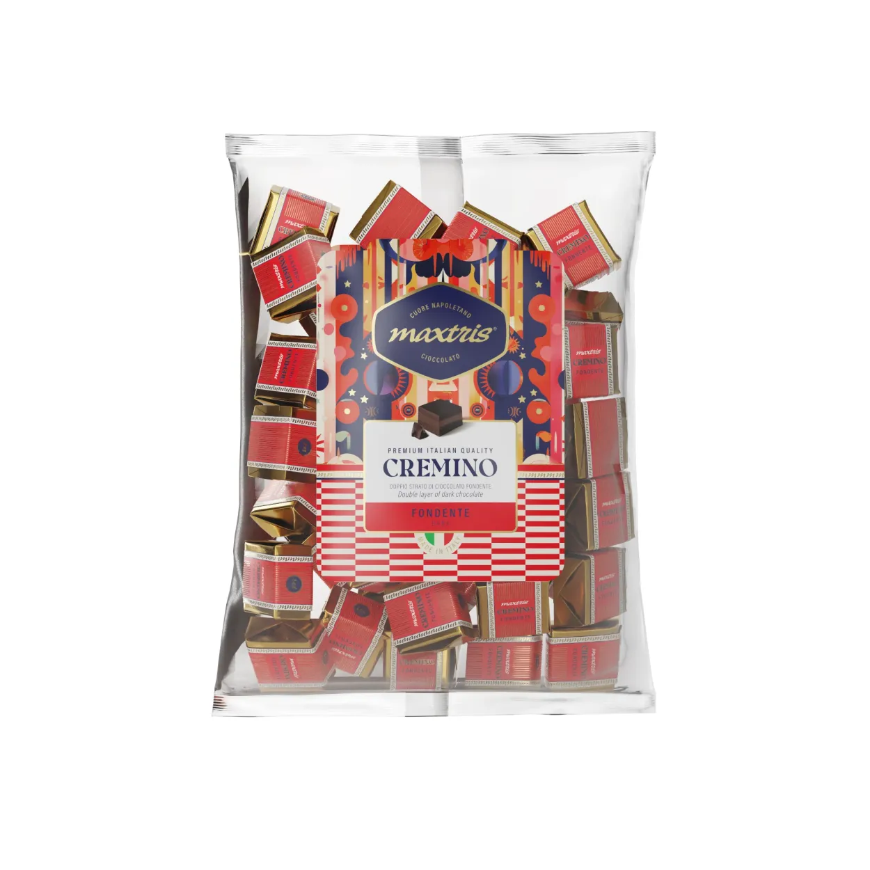 BUSTA CREMINO FONDENTE MAXTRIS 1KG CREBFON