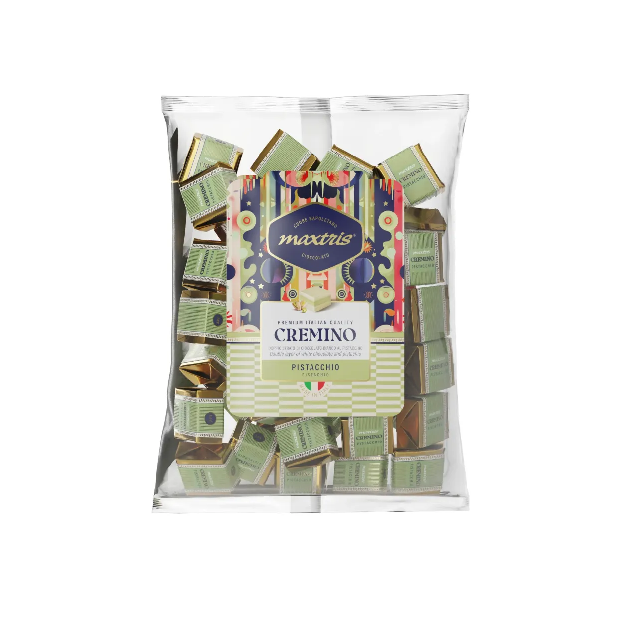 BUSTA CREMINO PISTACCHIO MAXTRIS 1KG CREBPIS