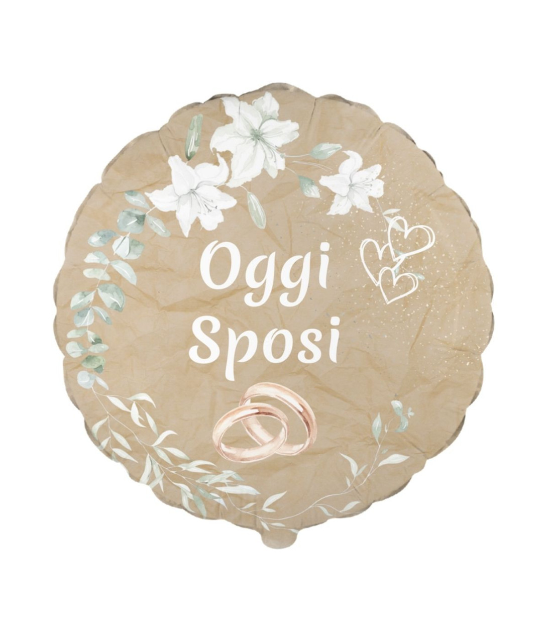 FOIL 18 OGGI SPOSI CON ANELLI SHABBY CHIC PAL2082-18