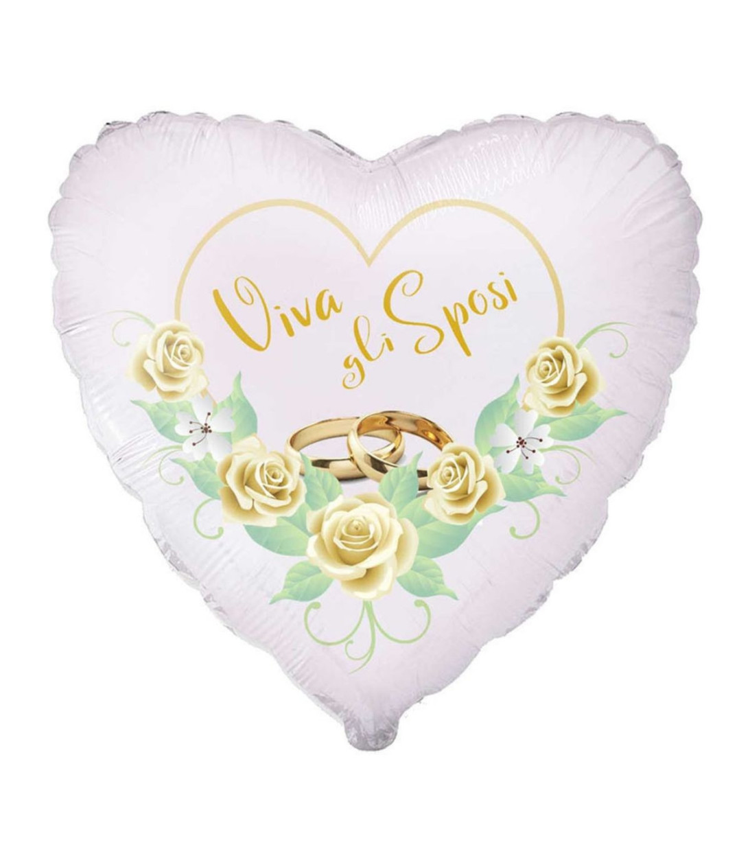 FOIL 18 OGGI SPOSI ROSE BIANCHE PAL1039-18