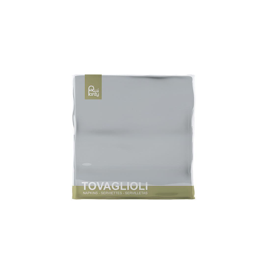 50 TOVAGLIOLI 25X25 ARGENTO 31907