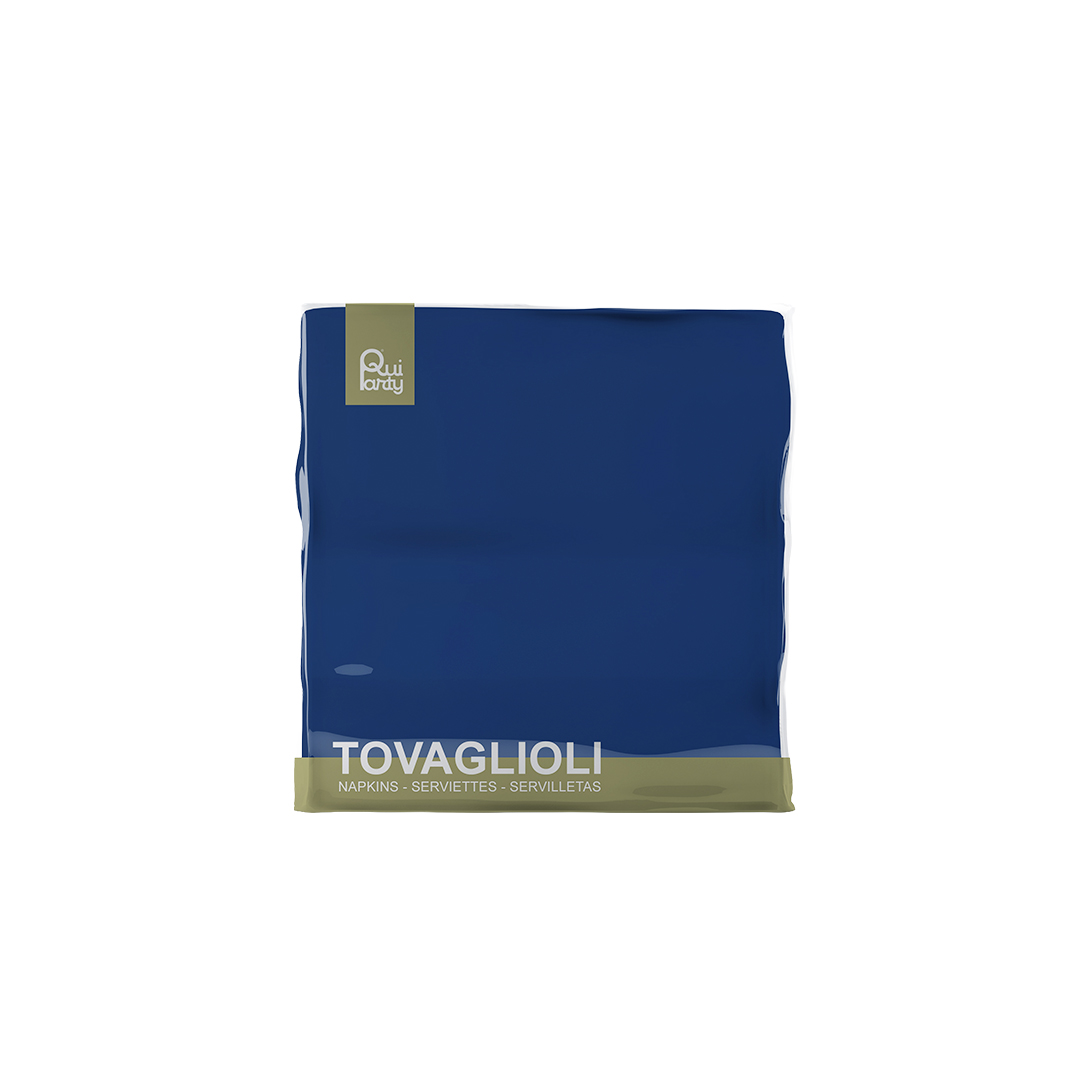 50 TOVAGLIOLI 25X25 BLU NAVY 31107