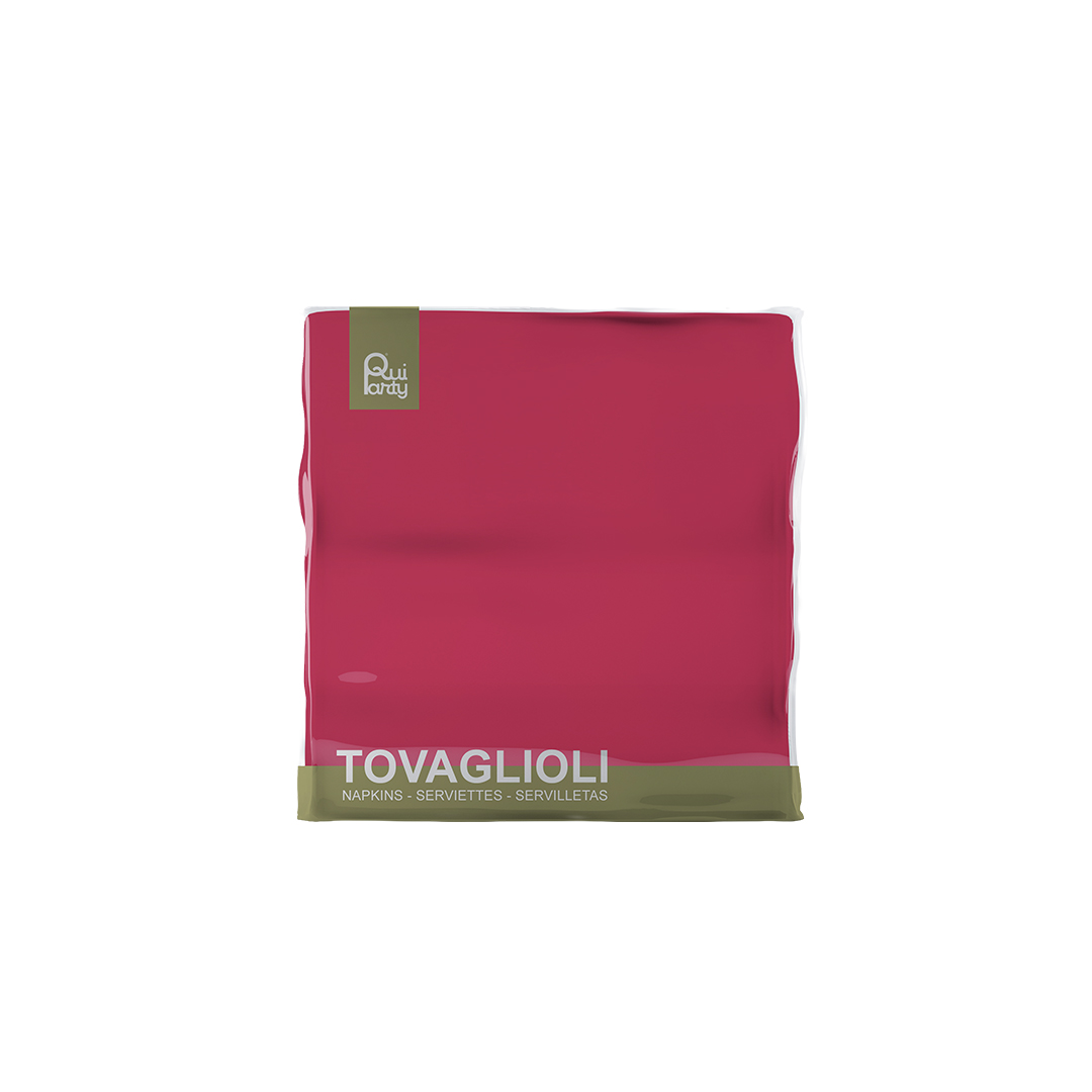 50 TOVAGLIOLI 25X25 FUCSIA 30507