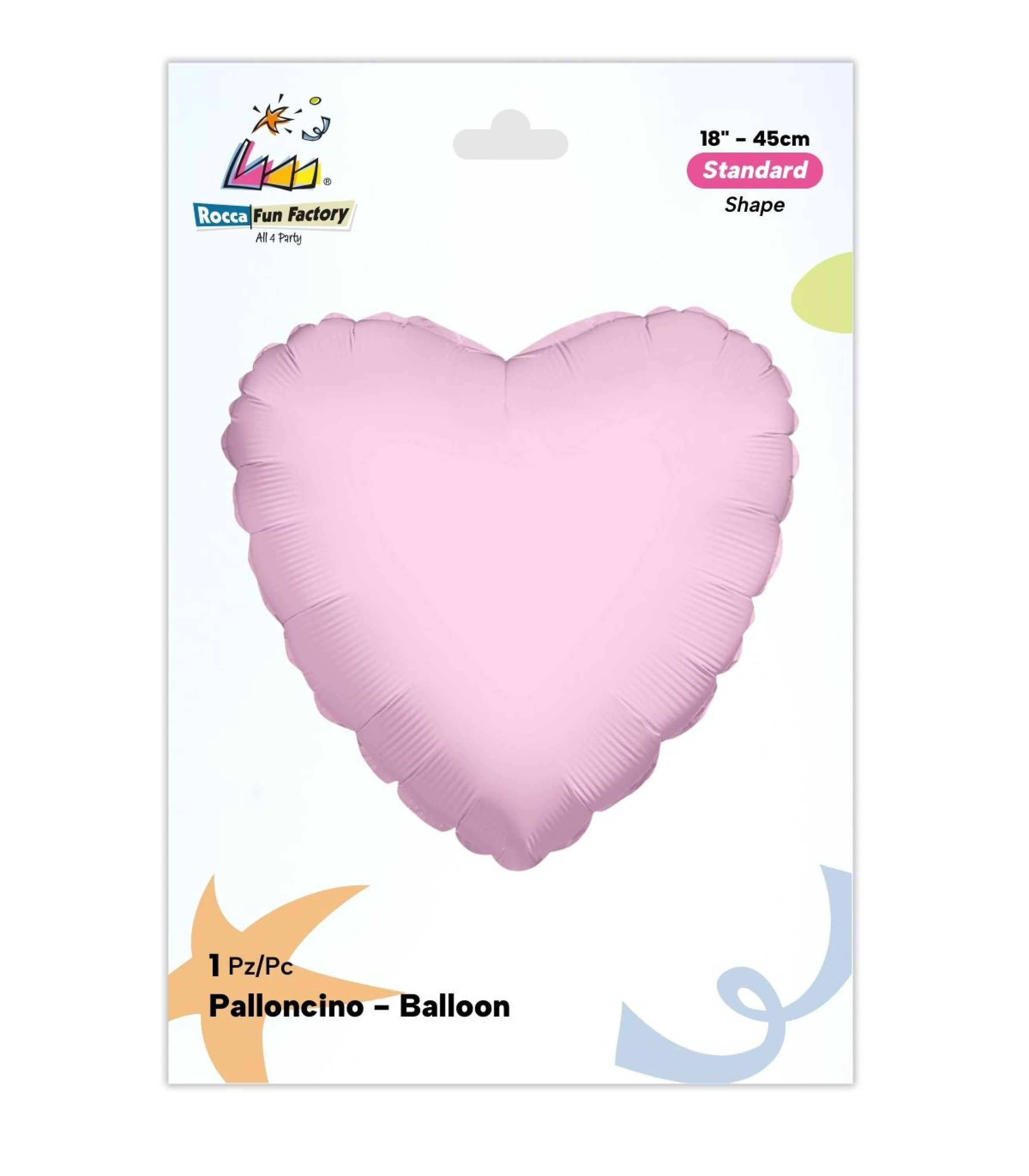 FOIL 18" CUORE ROSA CHIARO 6581193-01 - Vista 2