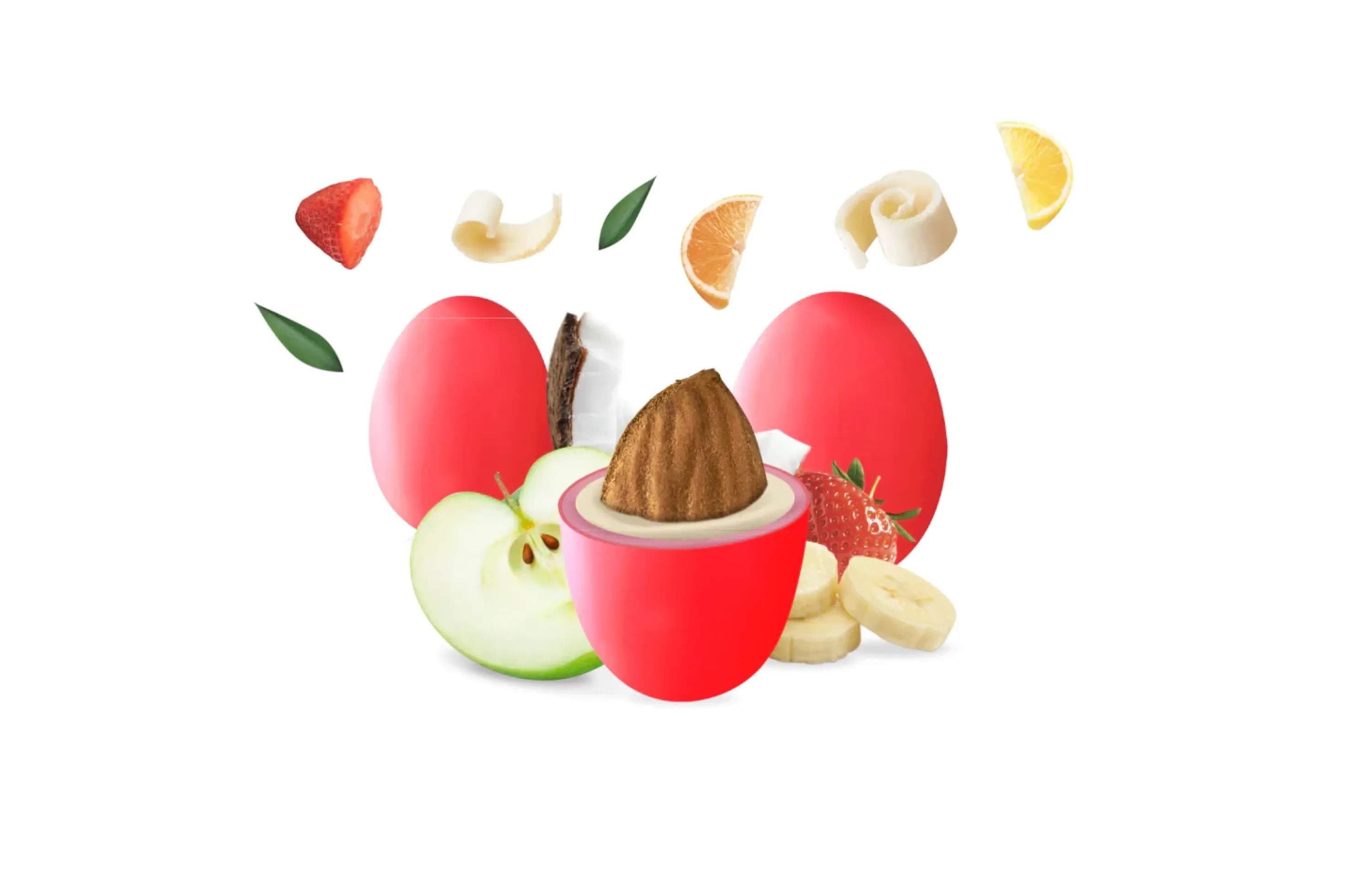 CONFETTI DOLCE LAUREA FRUTTA ROSSI 500 GR DLMAXFRU - Vista 2