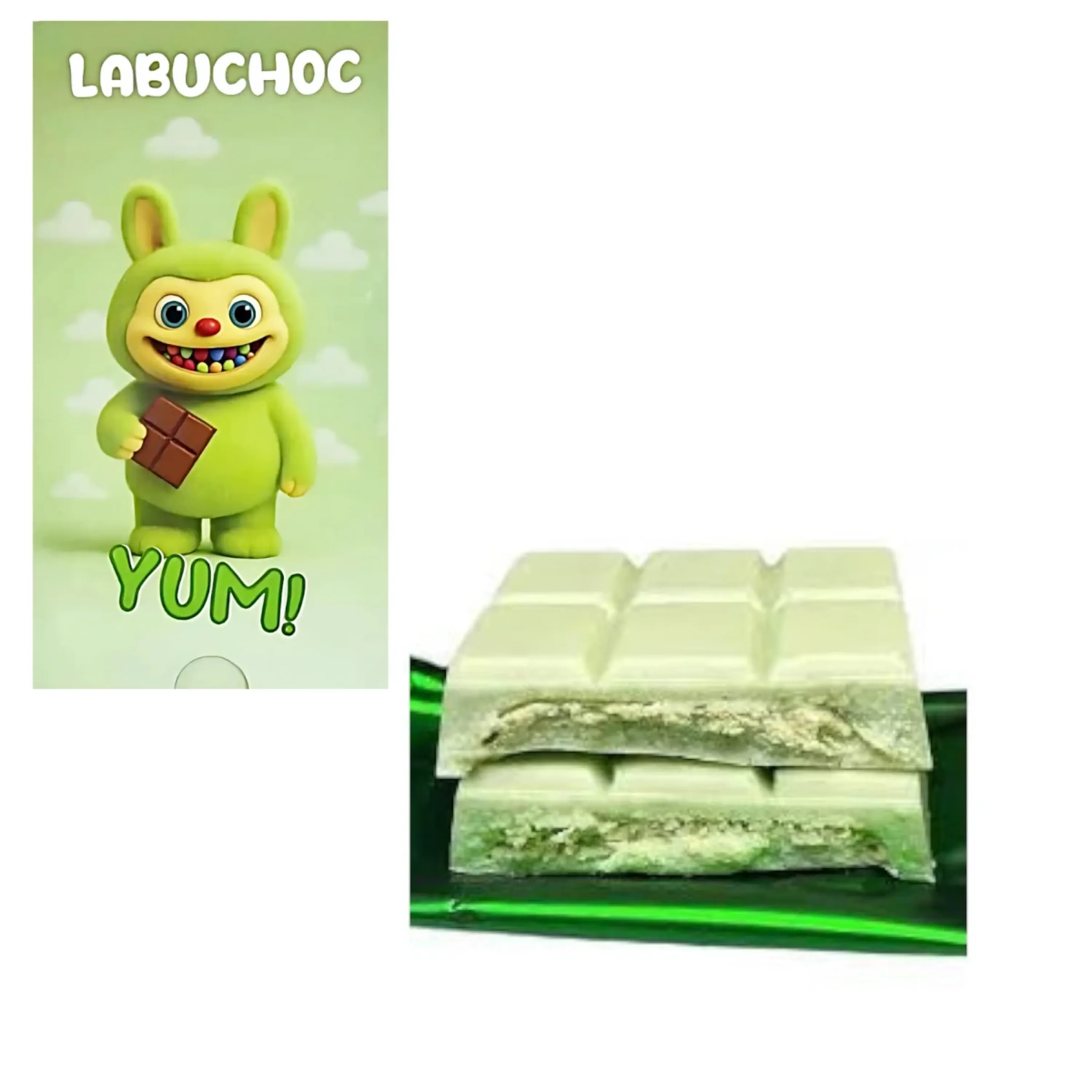 TAVOLETTA CIOCCOLATO RIPIENA FRIZZANTE 75GR VARI GUSTI LABUCHOC FES599 - Vista 3